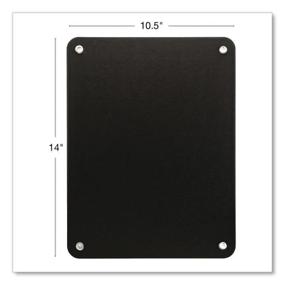 Excello Global Products® Window Chalkboard, Black Surface, 10.5 x 14 (EXOEGPHD0513S)
