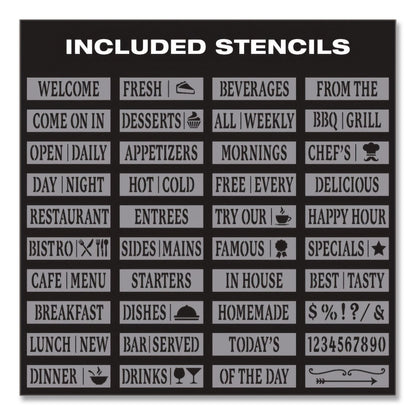 Excello Global Products® Indoor/Outdoor A-Frame Sidewalk Sign, Black 18 x 29 Surface, Brown Frame, 22 x 25 x 40 (EXOGPP0001S)