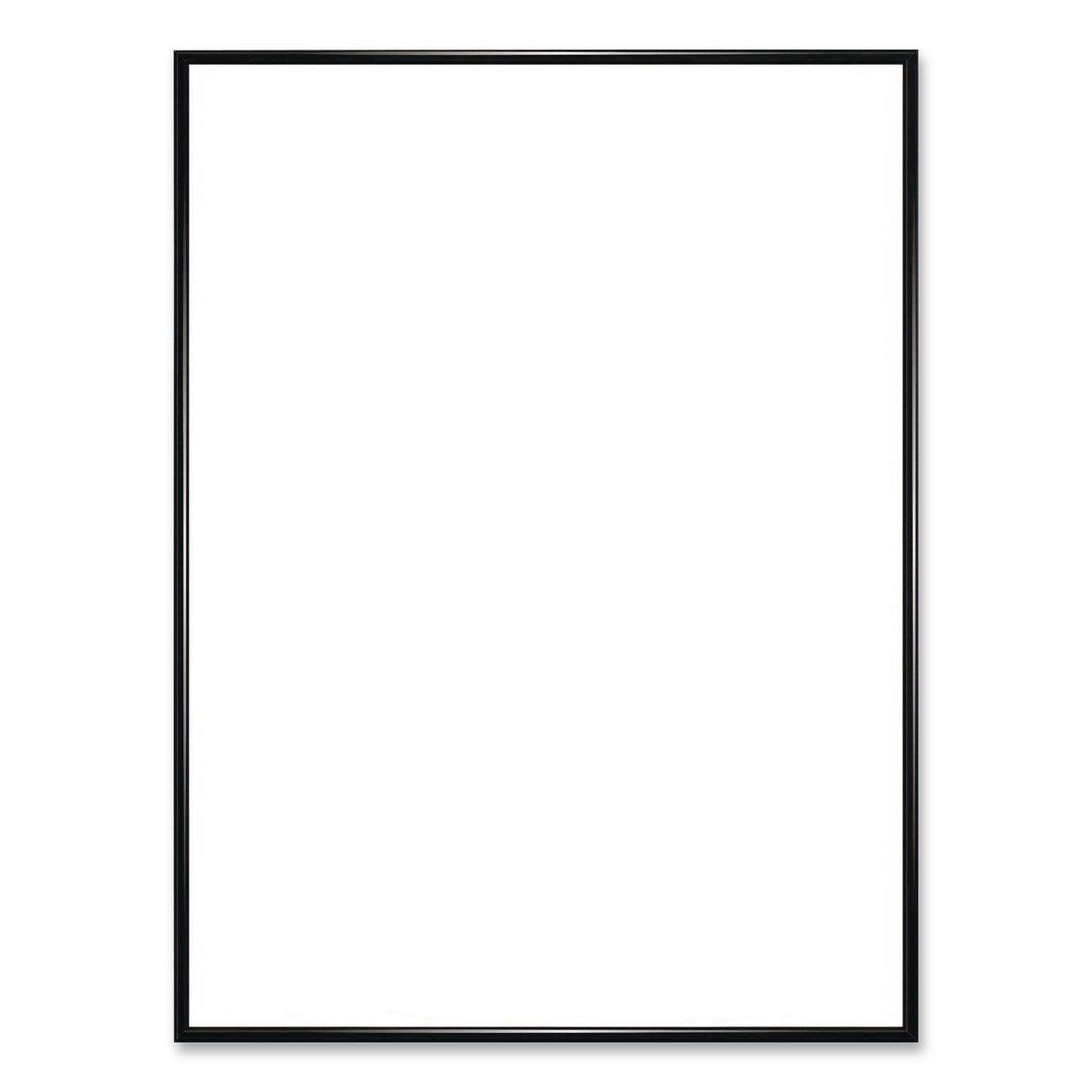 Excello Global Products® Poster Frame, Plastic, 18 x 24 Insert, Black, 10/Pack (EXOPPFRM1824CP)