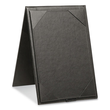 Excello Global Products® Table-Top Menu Holder, For 4 x 6 Insert, 4.6 x 6.7 Holder, Black (EXOSPLSMENU4X6A)