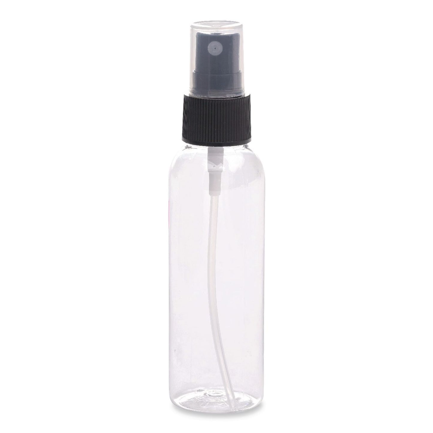 Excello Global Products® Travel Toiletry Spray Bottle, 2 oz, Clear with Black Spray Nozzle (EXOSPLSTRVL0008)