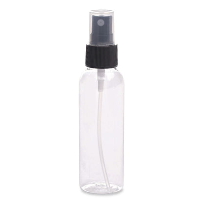 Excello Global Products® Travel Toiletry Spray Bottle, 2 oz, Clear with Black Spray Nozzle (EXOSPLSTRVL0008)