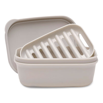 Excello Global Products® Travel Soap Box, Light Gray (EXOSPLSTRVL0010)