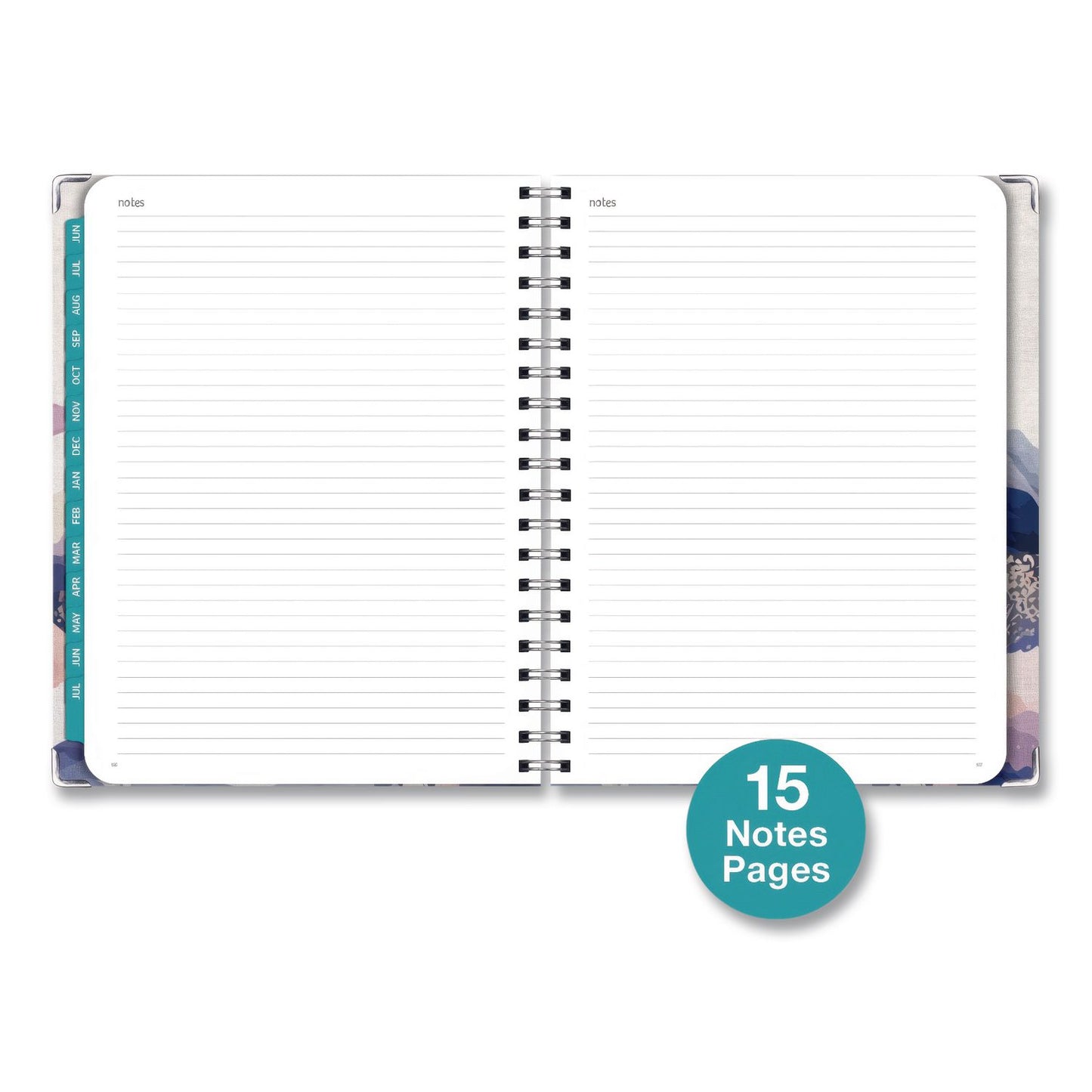 Global Printed Products Pastel Mountains Academic Year Weekly/Monthly Planner, 11 x 8.5, Multicolor Cover, 14-Month: June 2025 to July 2026 (GPUNAD26851160)