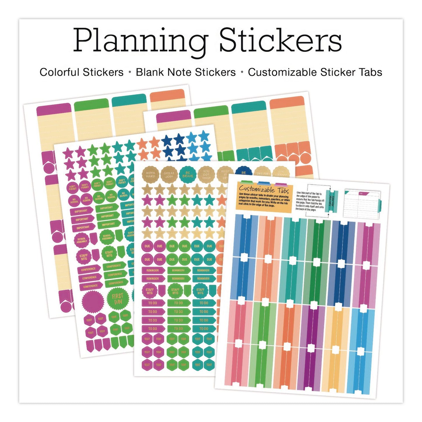 Global Printed Products Deluxe Spring Floral Undated Weekly/Monthly Teacher's Lesson Planner, 7 Classes, Multicolor Cover, 11 x 8.5, 52-Week Span (GPUNADUNDTP30)