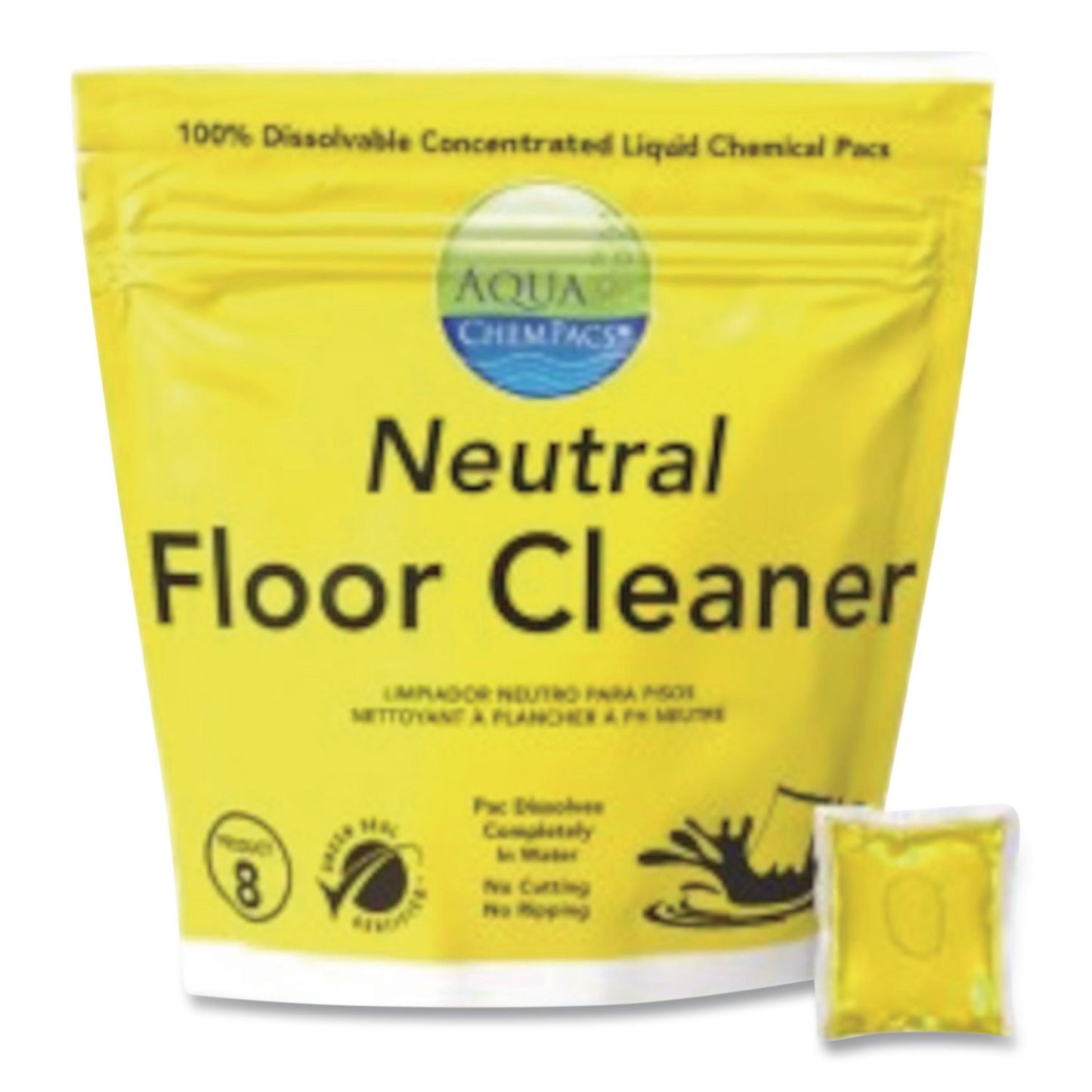 Diversey™ Neutral Floor Cleaner, Lavender Scent, 20 ChemPacs/Pack, 12 Packs/Carton (DVO9320974)