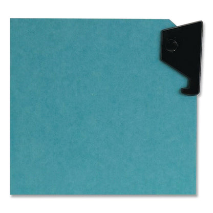 Pendaflex® Hanging Classification Folders with Dividers, Letter Size, 1 Divider, 2/5-Cut Exterior Tabs, Light Blue, 10/Box (PFX59251BX)