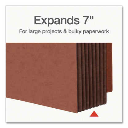 Pendaflex® End Tab File Pocket, 7" Expansion, Legal Size, 5/Box (PFX64795P)