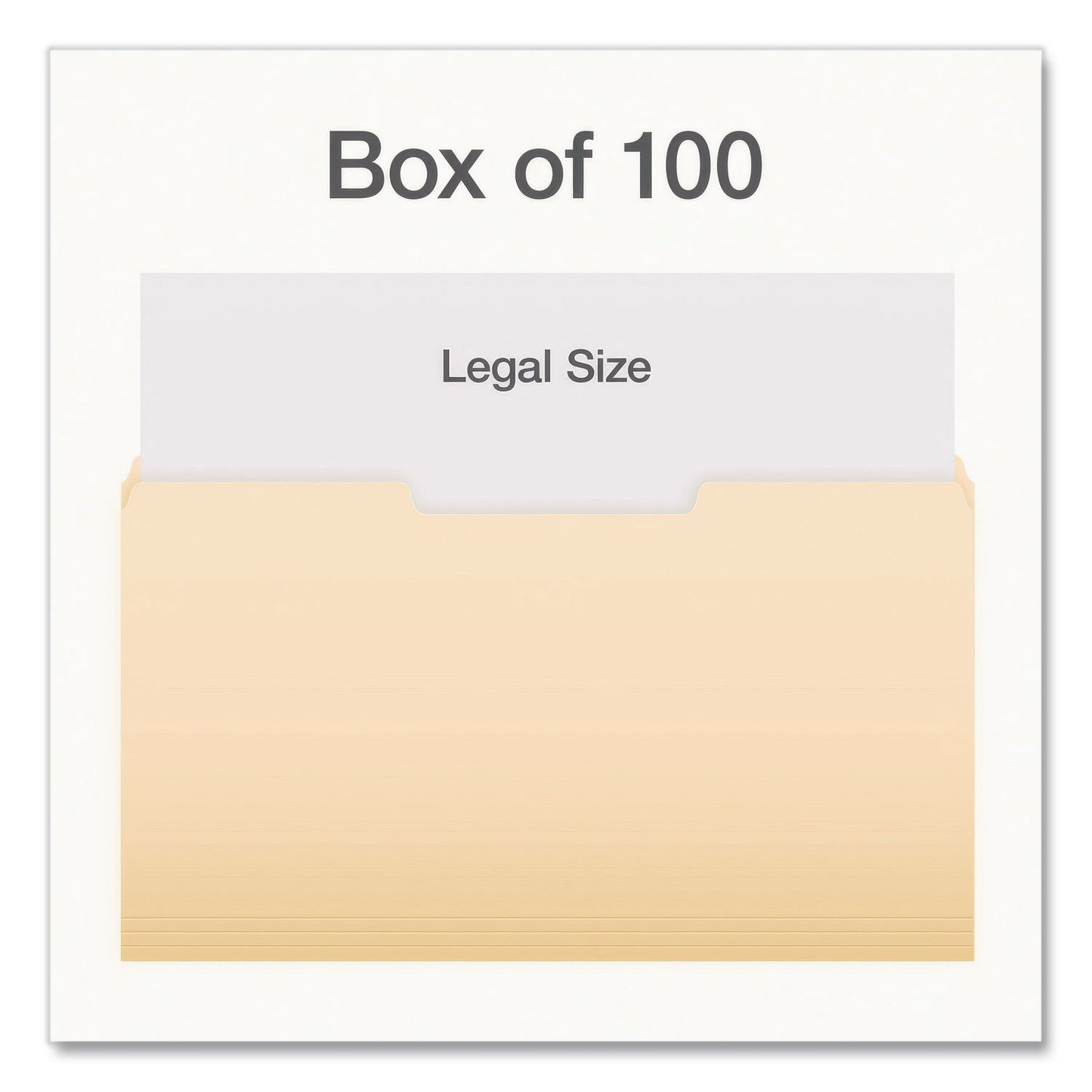 Pendaflex® Manila File Folders, 1/3-Cut Tabs: Center Position, Legal Size, 0.75" Expansion, Manila, 100/Box (PFX753132)
