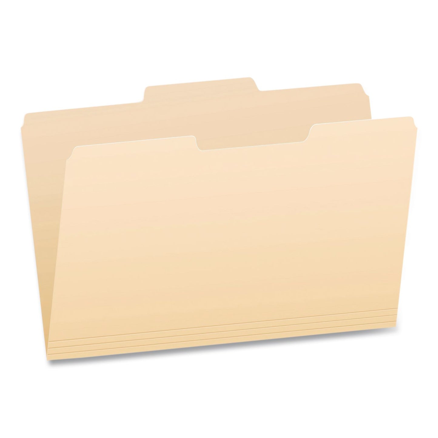 Pendaflex® Manila File Folders, 1/3-Cut Tabs: Center Position, Legal Size, 0.75" Expansion, Manila, 100/Box (PFX753132)