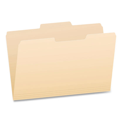 Pendaflex® Manila File Folders, 1/3-Cut Tabs: Center Position, Legal Size, 0.75" Expansion, Manila, 100/Box (PFX753132)