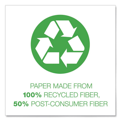 Pendaflex® Earthwise by Pendaflex 100% Recycled Manila File Folder, 1/3-Cut Tabs: Assorted, Letter Size, 0.75" Expansion, Manila, 100/BX (PFX1006989)