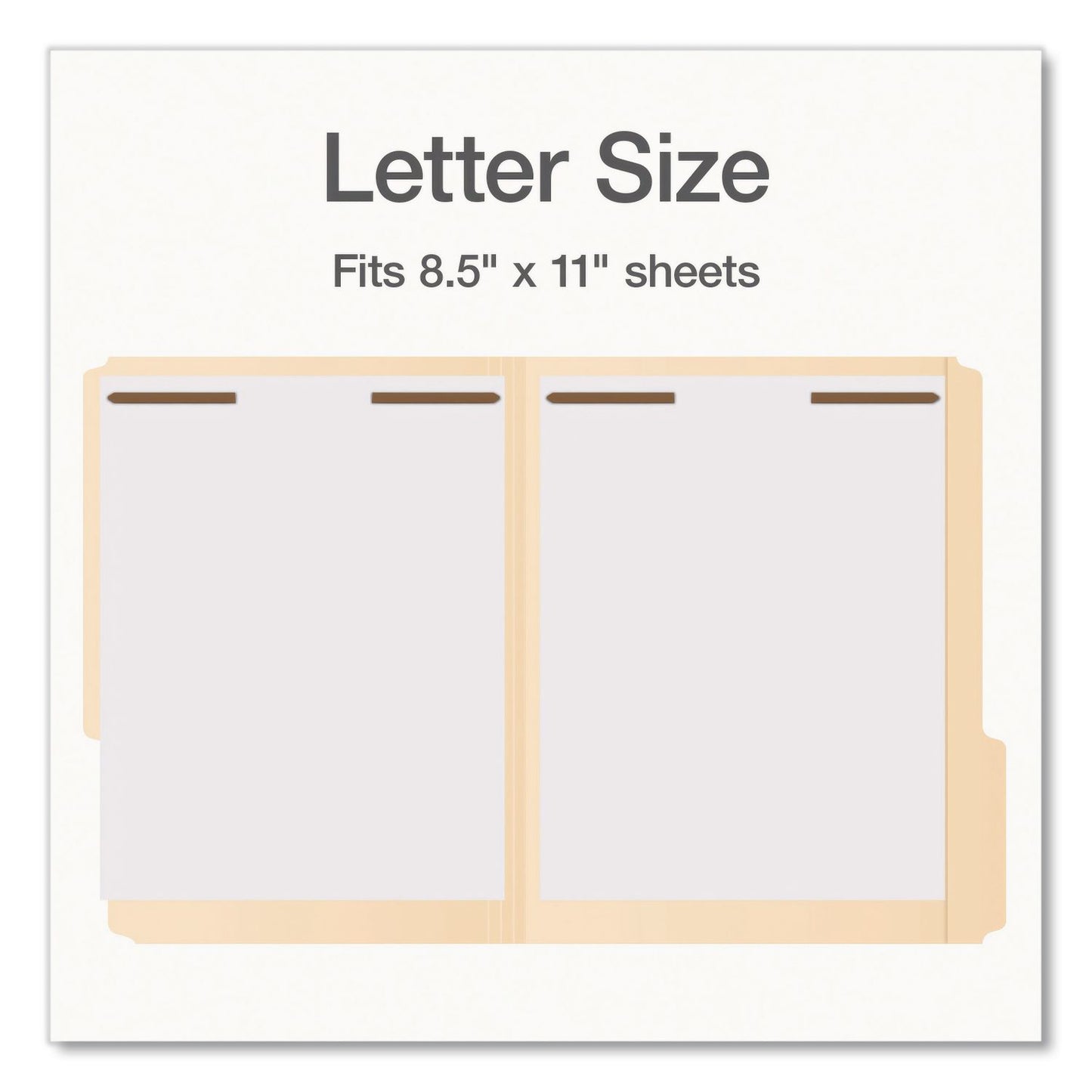 Pendaflex® Heavy-Duty Fastener Folder, 1/3-Cut Tab: Assorted, Expands 0.75", 2 Fasteners, Letter Size, Manila, 50/Box (PFX1006994)