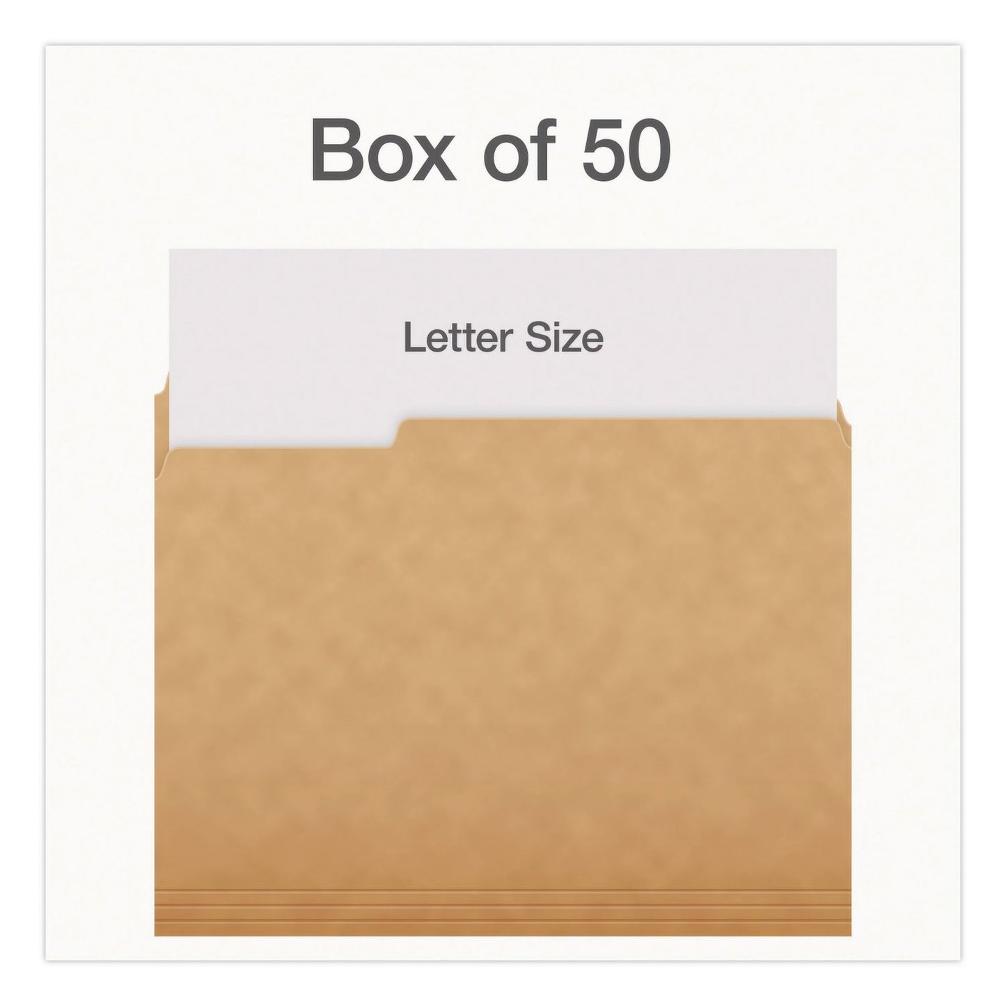 Pendaflex® Kraft File Folders, 1/3-Cut Tabs: Assorted, Letter Size, 0.75" Expansion, Kraft, 50/Box (PFX1007030)