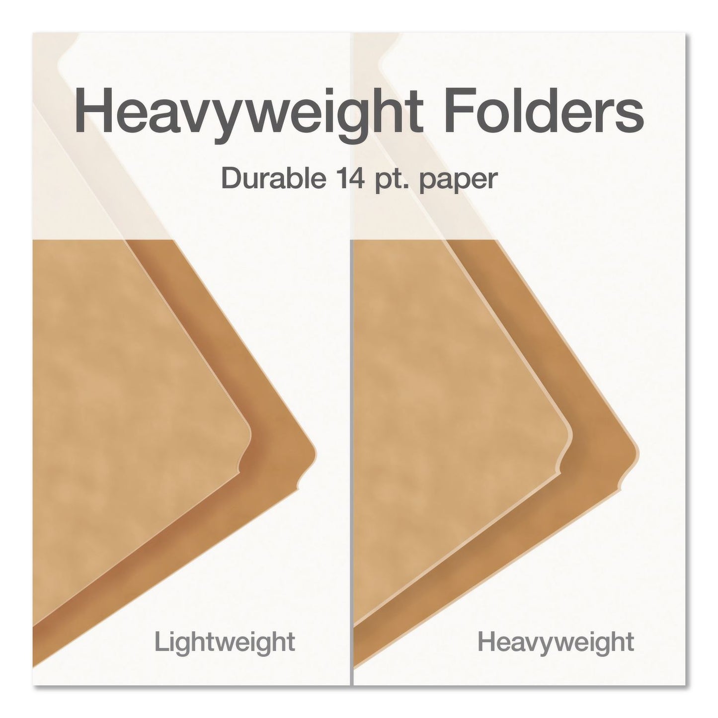 Pendaflex® Kraft File Folders, 1/3-Cut Tabs: Assorted, Letter Size, 0.75" Expansion, Kraft, 50/Box (PFX1007030)