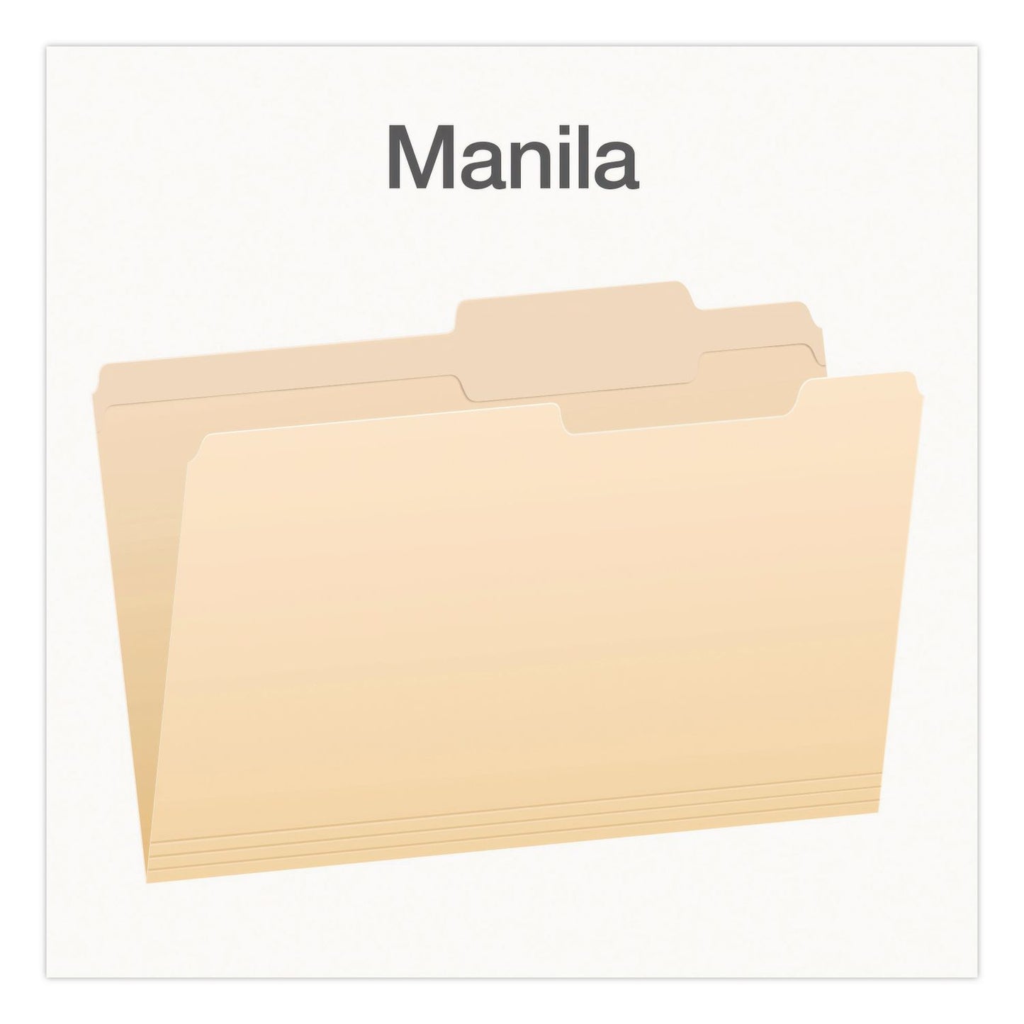 Pendaflex® Manila File Folders, 2/5-Cut Tabs: Right, Legal Size, 0.75" Expansion, Manila, 100/Box (PFX1007056)