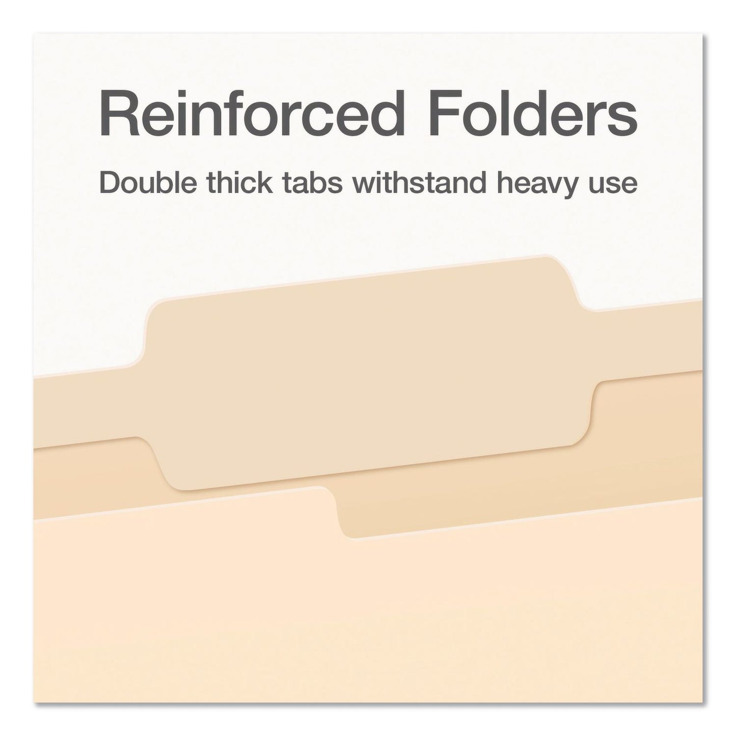Pendaflex® Manila File Folders, 2/5-Cut Tabs: Right, Legal Size, 0.75" Expansion, Manila, 100/Box (PFX1007056)