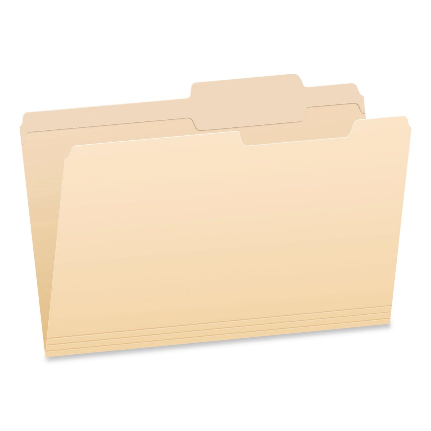 Pendaflex® Manila File Folders, 2/5-Cut Tabs: Right, Legal Size, 0.75" Expansion, Manila, 100/Box (PFX1007056)