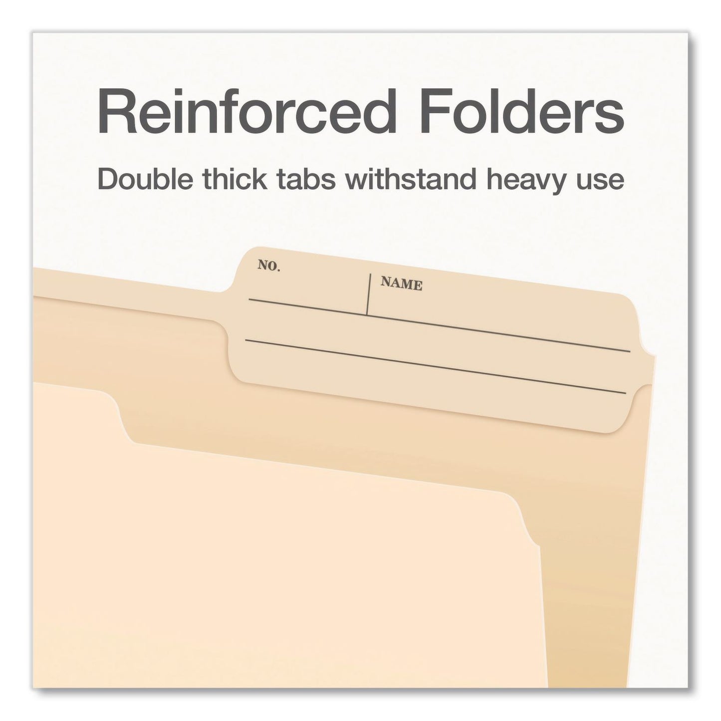 Pendaflex® Manila File Folders, 2/5-Cut Tabs: Right, Letter Size, 0.75" Expansion, Manila, 100/Box (PFX1007078)