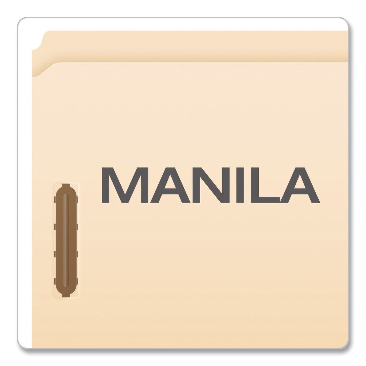 Pendaflex® Manila Fastener Folders, Reinforced Straight Tab, 2 Fasteners, Legal Size, Manila, 50/Box (PFXFM312EE)