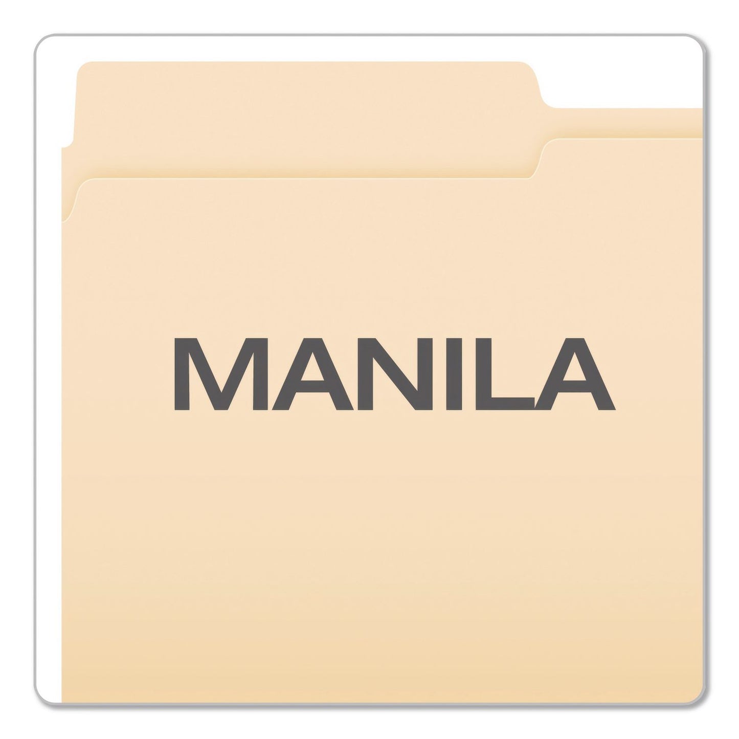 Pendaflex® Reinforced Top File Folders, 1/2-Cut Tabs: Assorted Positions, Letter Size, Manila, 100/Box (PFXR75212)