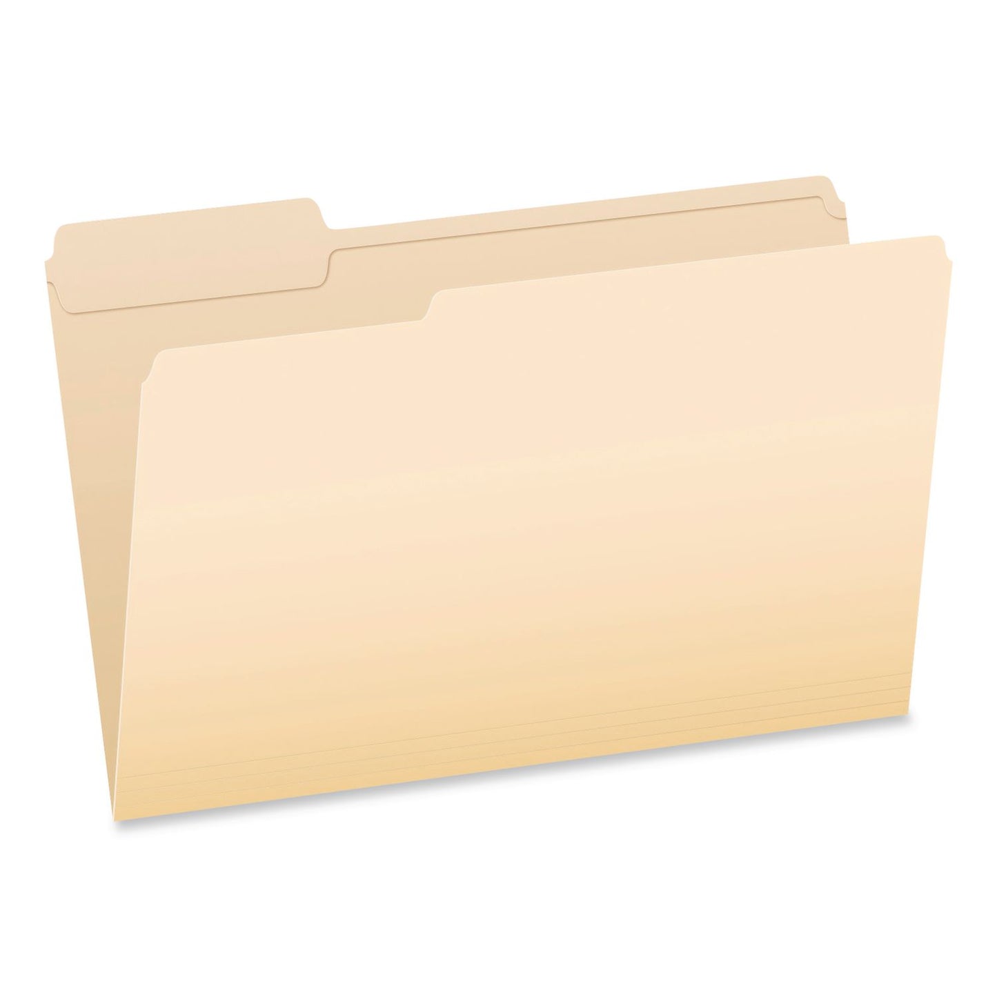 Pendaflex® Reinforced Top File Folders, 1/3-Cut Tabs: Assorted Positions, Legal Size, Manila, 100/Box (PFXR75313)