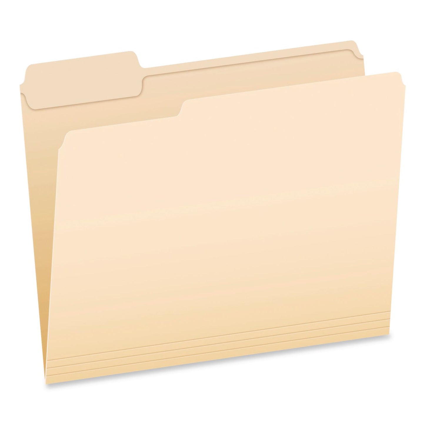 Pendaflex® Reinforced Top File Folders, 1/3-Cut Tabs: Left Position, Letter Size, Manila, 100/Box (PFXR752131)