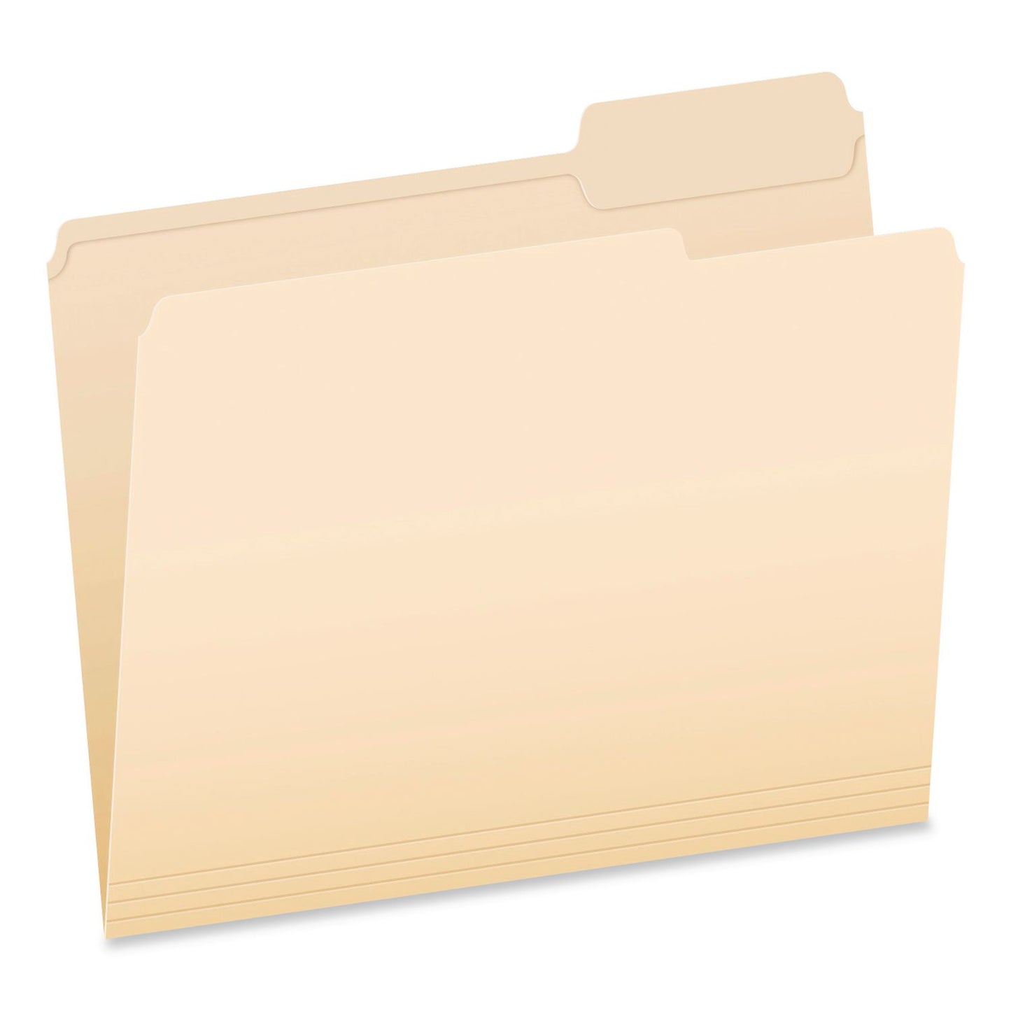 Pendaflex® Reinforced Top Tab Manila File Folders, 1/3-Cut Tabs: Right Position, Letter Size, Manila, 100/Box (PFXR752133)