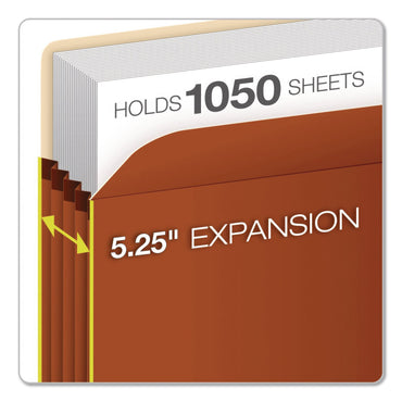 Pendaflex® Expanding Pocket, 5.25" Expansion, Letter Size, Brown, 50/Carton (PFXS34GCT)