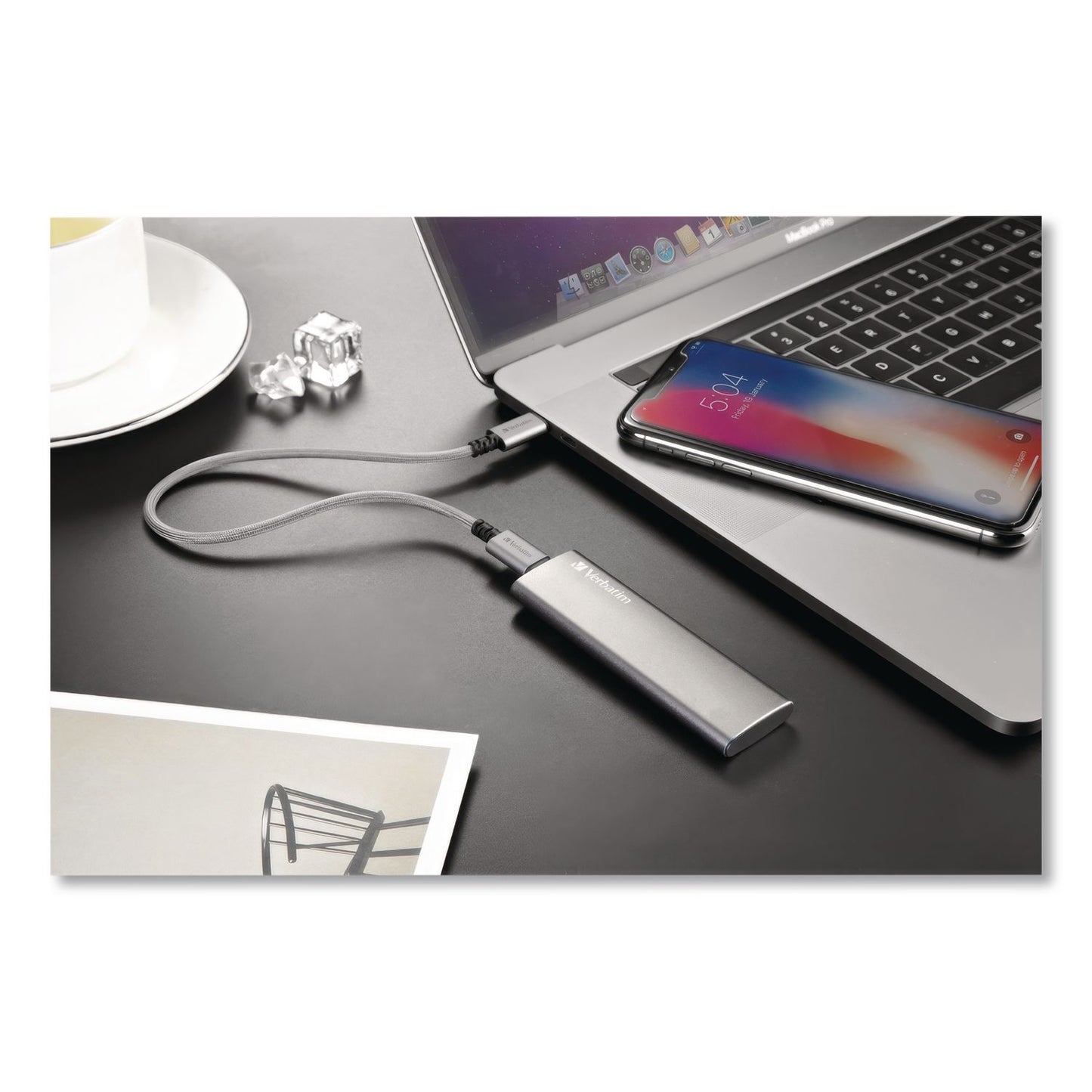 Verbatim® Vx500 External Solid State Drive, 2 TB, USB 3.2 Gen 2, Space Gray (VER47454)