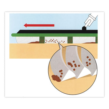 3M™ Microfiber Flat Mop, 18", White/Stripes, Microfiber Pad, 100/Carton (MMM55594)
