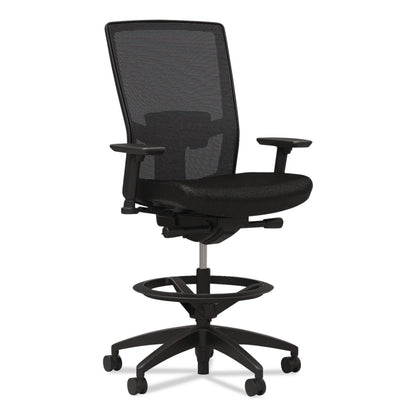 Workplace2.0™ 500 Series Mesh and Fabric Stool, Supports to 300 lb, 24.6 x 34.4 Seat Height, Black Seat, Black Back, Black Base (WLB51975)
