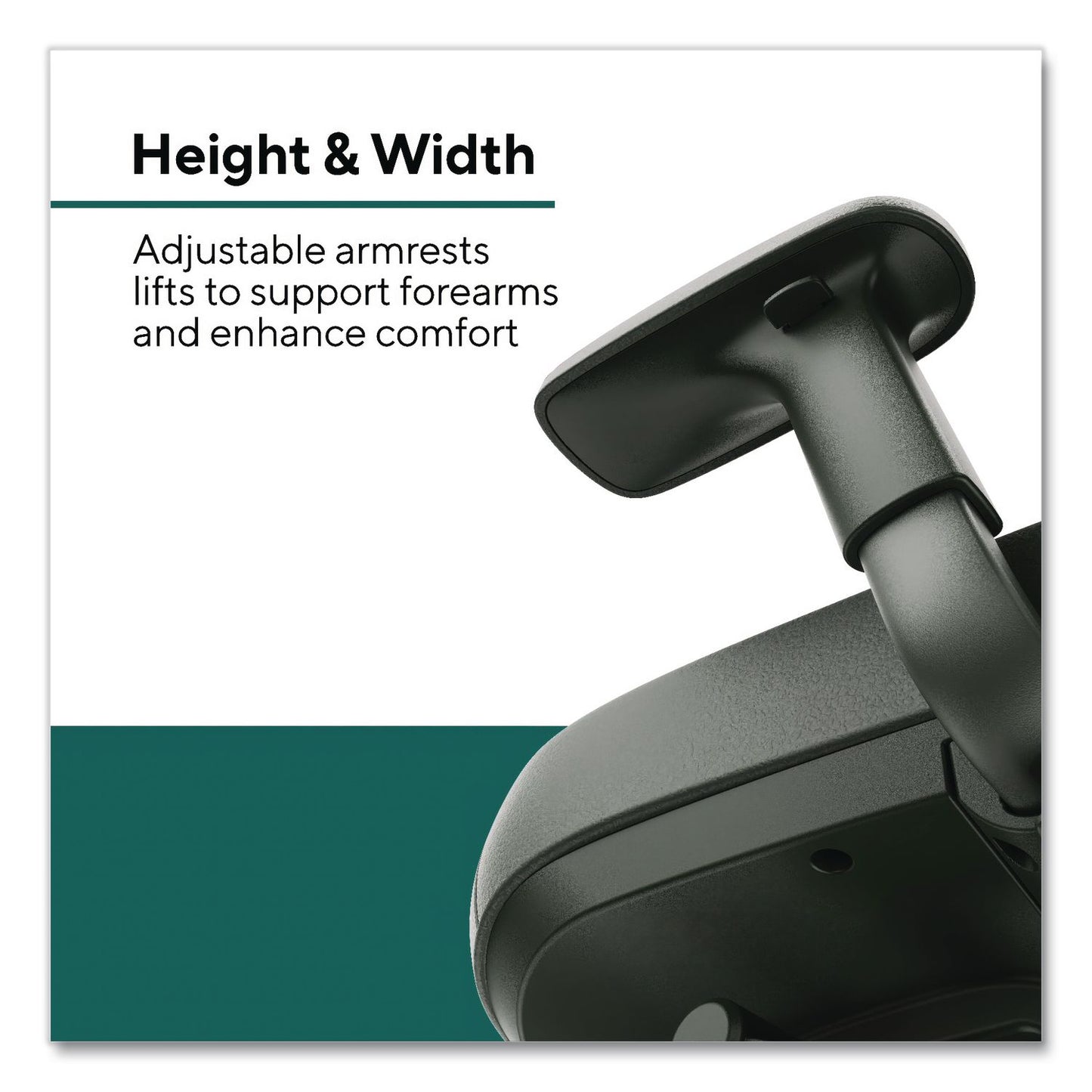 Workplace2.0™ Health Bedford Polyurethane Nylon Task Chair, Supports Up to 275 lbs, 18" to 21.6" Seat Height, Black Seat/Back/Base (WLBWP62574)