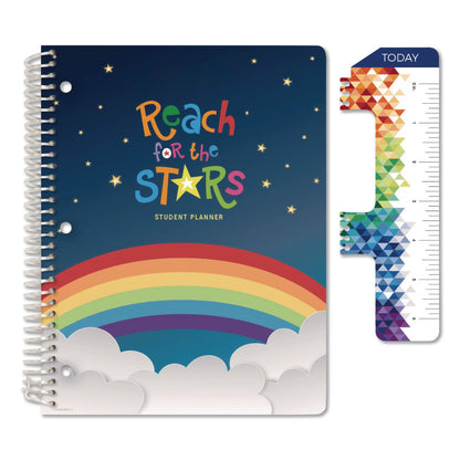 Global Printed Products Reach for the Stars Elementary Student Organizer, 11-Months: 7-Subject Day, Multicolor Cover, 11 x 8.5, Aug 2025 to June 2026 (GPUNAD26EB85112)