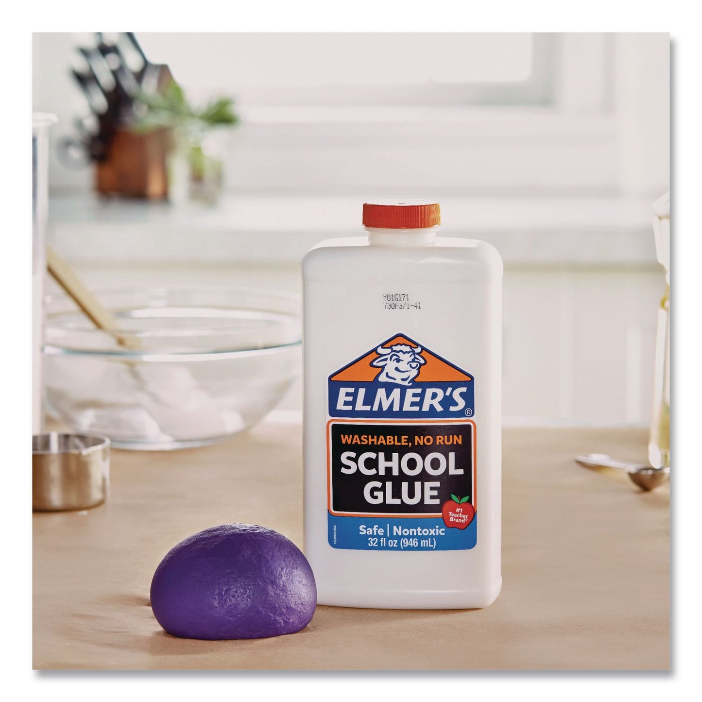 Elmer's® Washable School Glue, 32 oz, Dries Clear (EPI2024678)