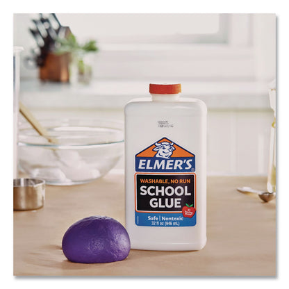 Elmer's® Washable School Glue, 32 oz, Dries Clear (EPI2024678)