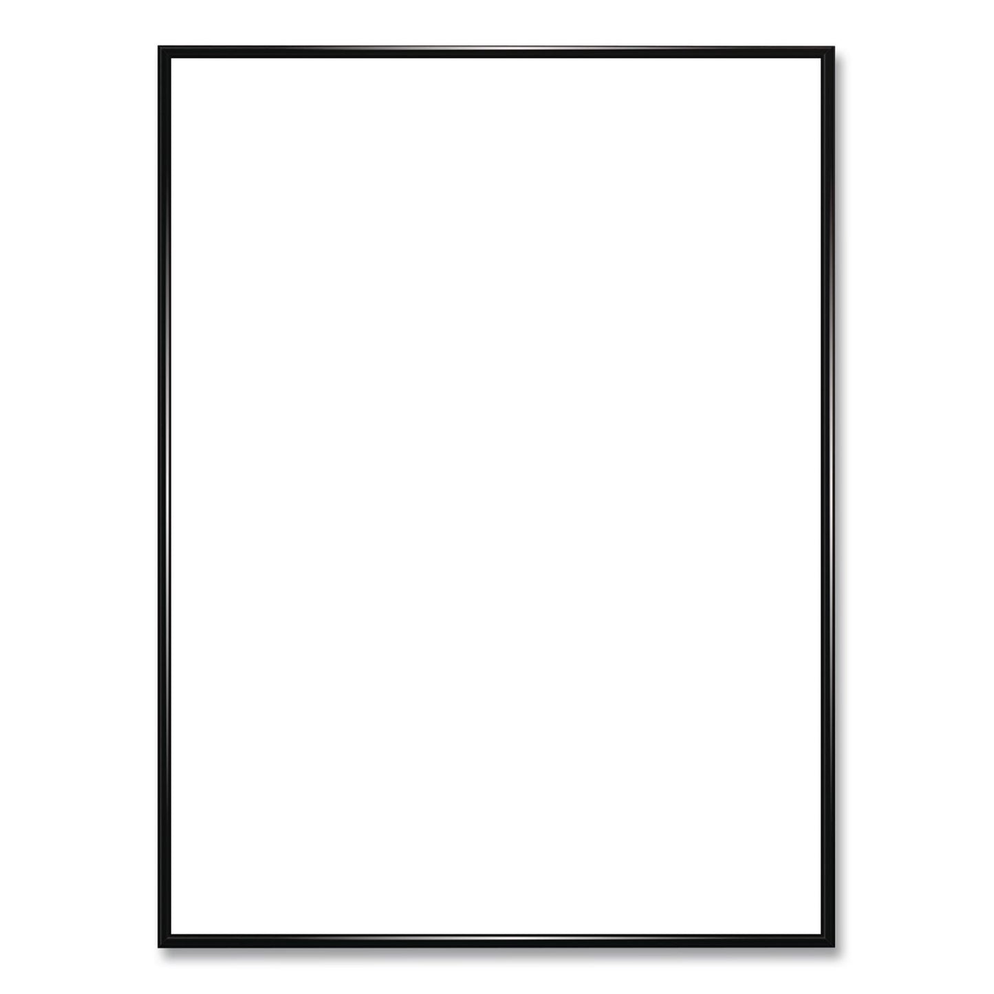 Excello Global Products® Poster Frame, Plastic, 24 x 36 Insert, Black, 10/Pack (EXOPPFRM2436CP)