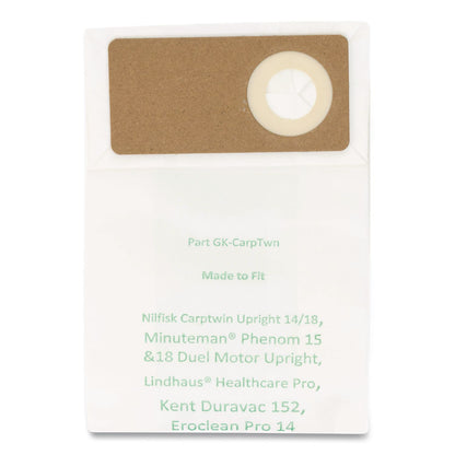 Green Klean® GK-CarpTwn Replacement Bag, 10 Bags/Pack, 10 Packs/Carton (GRKGKCARPTWN)