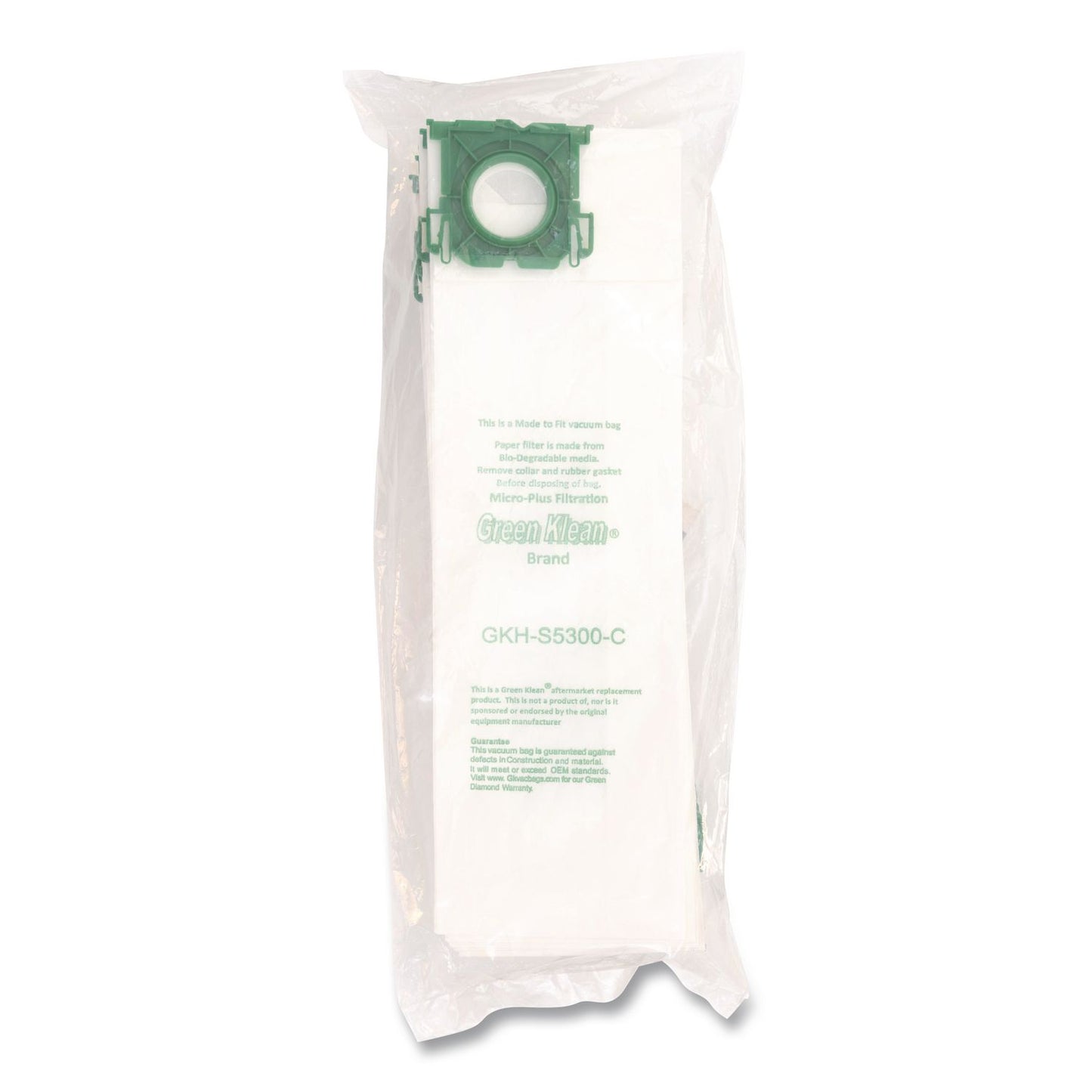 Green Klean® GKH-S5300 Replacement Bag, 10 Bags/Pack, 10 Packs/Carton (GRKGKHS5300)