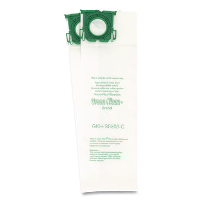 Green Klean® GKH-S5300 Replacement Bag, 10 Bags/Pack, 10 Packs/Carton (GRKGKHS5300)