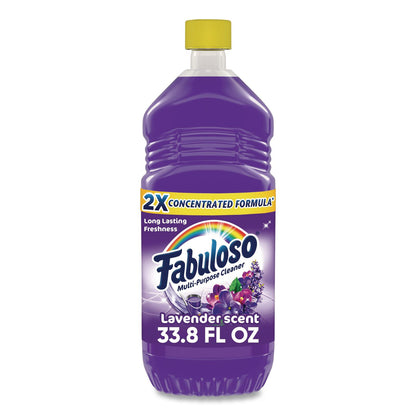 Fabuloso® Multi-Use Cleaner, Lavender Scent, 33.8 oz Bottle, 12/Carton (CPC53096CT)