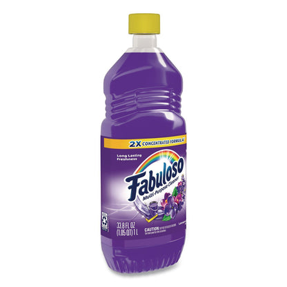 Fabuloso® Multi-Use Cleaner, Lavender Scent, 33.8 oz Bottle, 12/Carton (CPC53096CT)