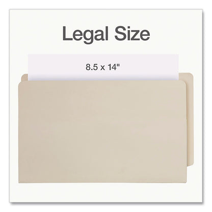 Pendaflex® Manila Reinforced File Pocket, 1.75" Expansion, Legal Size, Manila, 25/Box (PFX22811)