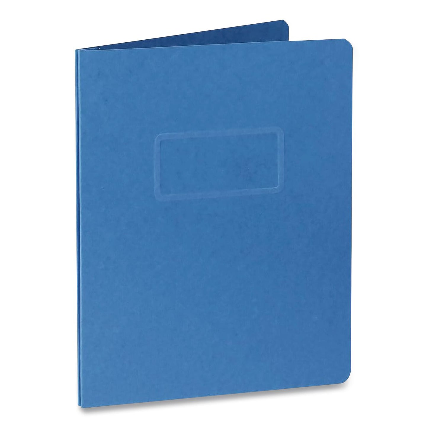 Oxford® Two-Prong Pressboard Report Covers, Two-Prong Fastener, 3" Capacity, 8.5 x 11, Blue/Blue, 5/Pack (OXF99401EE)