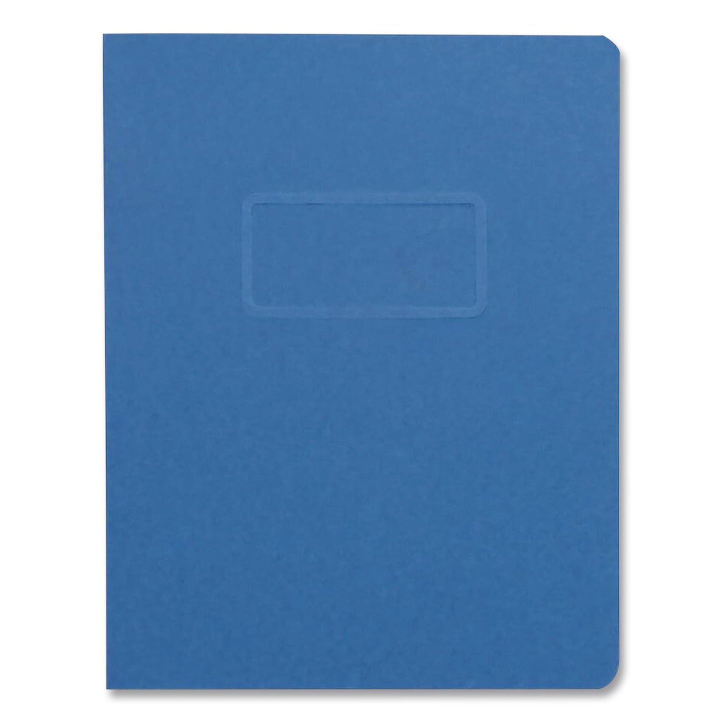 Oxford® Two-Prong Pressboard Report Covers, Two-Prong Fastener, 3" Capacity, 8.5 x 11, Blue/Blue, 5/Pack (OXF99401EE)