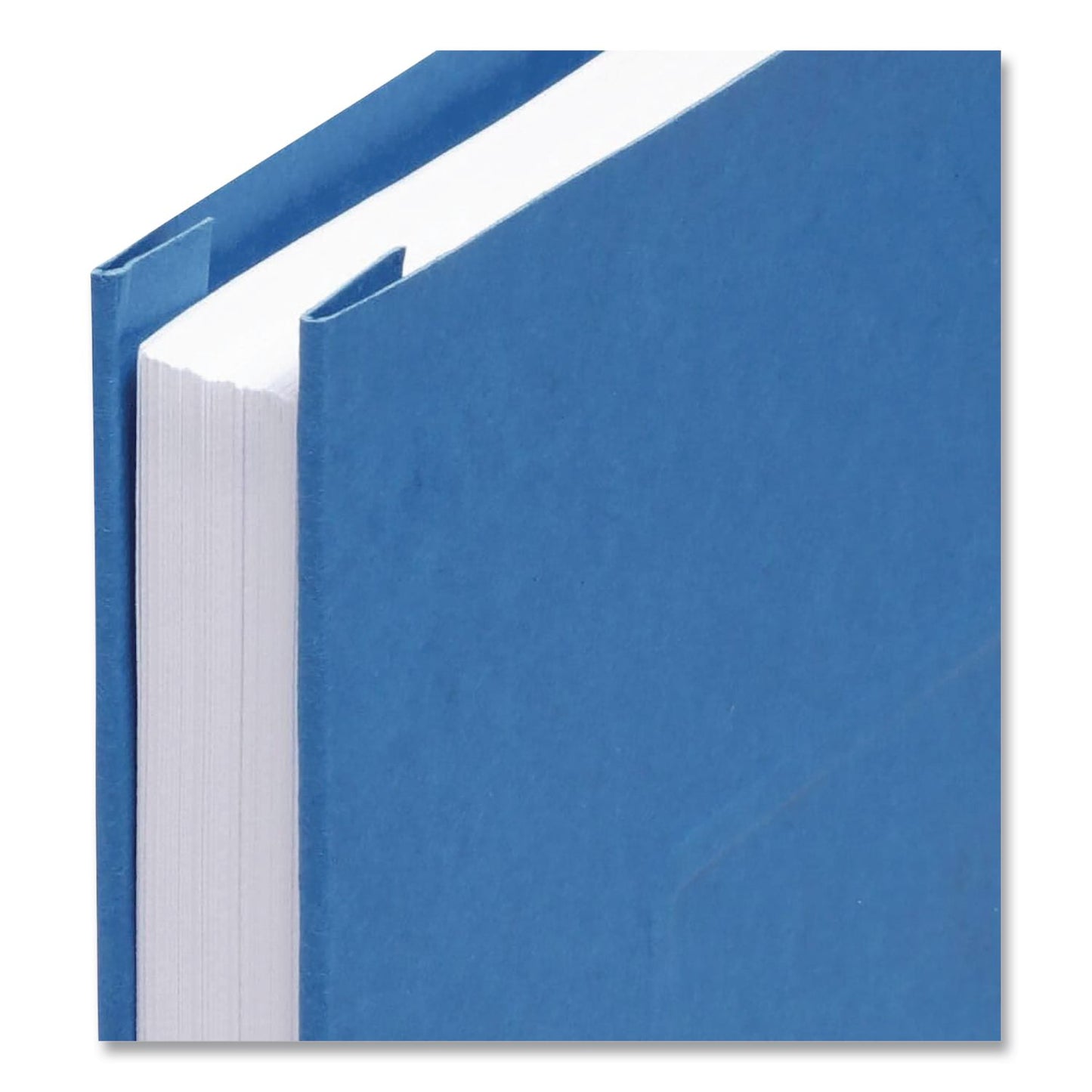 Oxford® Two-Prong Pressboard Report Covers, Two-Prong Fastener, 3" Capacity, 8.5 x 11, Blue/Blue, 5/Pack (OXF99401EE)