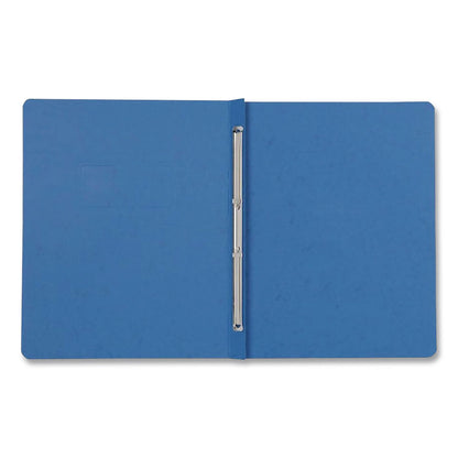 Oxford® Two-Prong Pressboard Report Covers, Two-Prong Fastener, 3" Capacity, 8.5 x 11, Blue/Blue, 5/Pack (OXF99401EE)