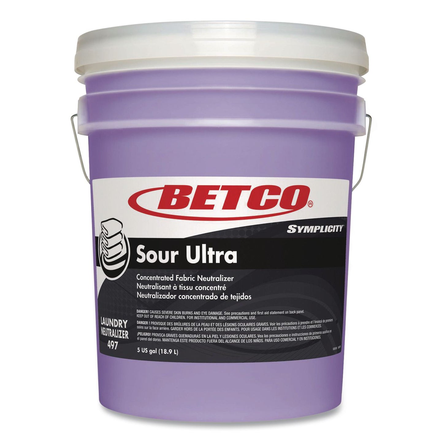 Betco® Symplicity Sour Ultra Fabric Neutralizer, 5 gal Pail (BET4977800)