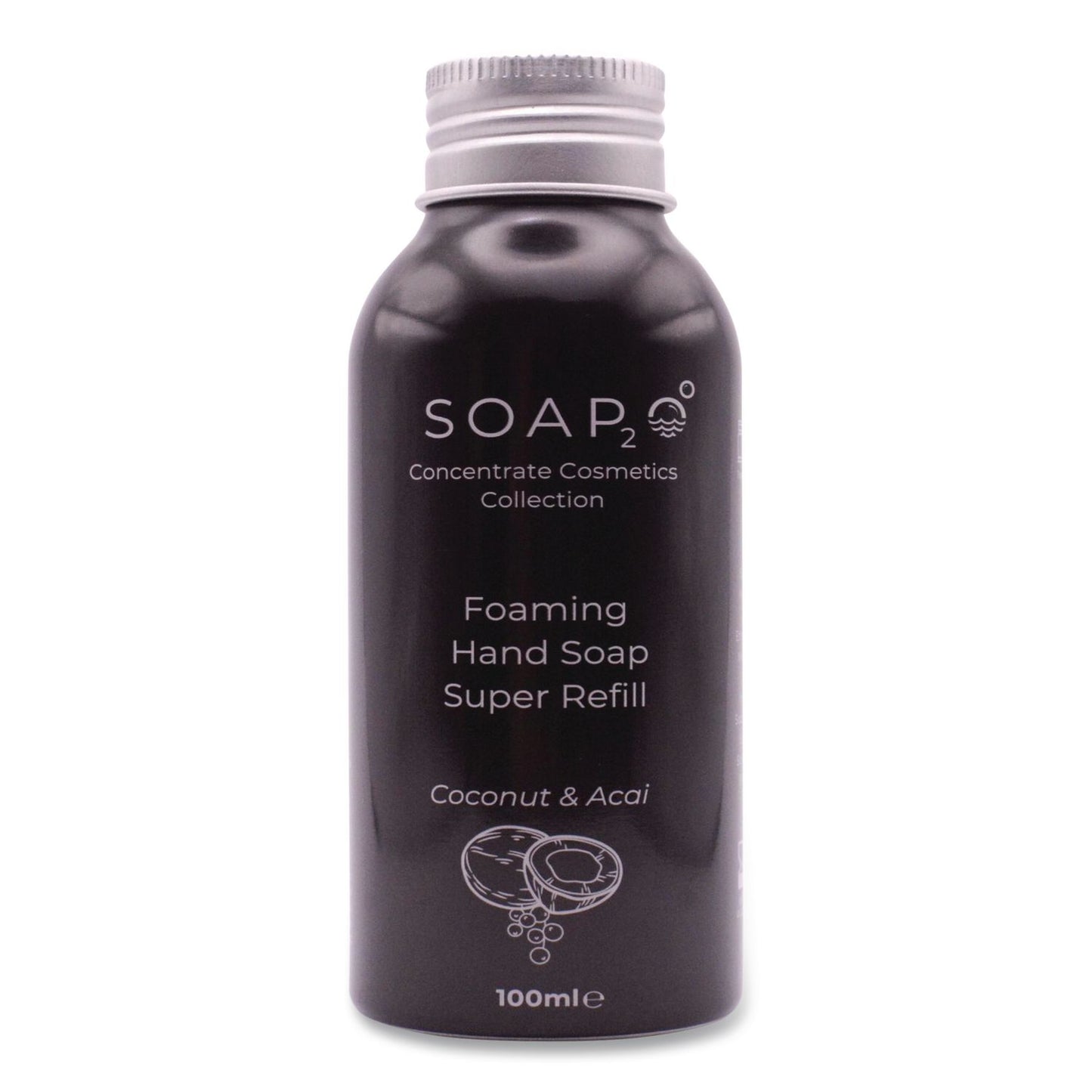 SOAP2O Concentrated Vial, Coconut Acai, 3.4 oz (SZOS2OAB100)