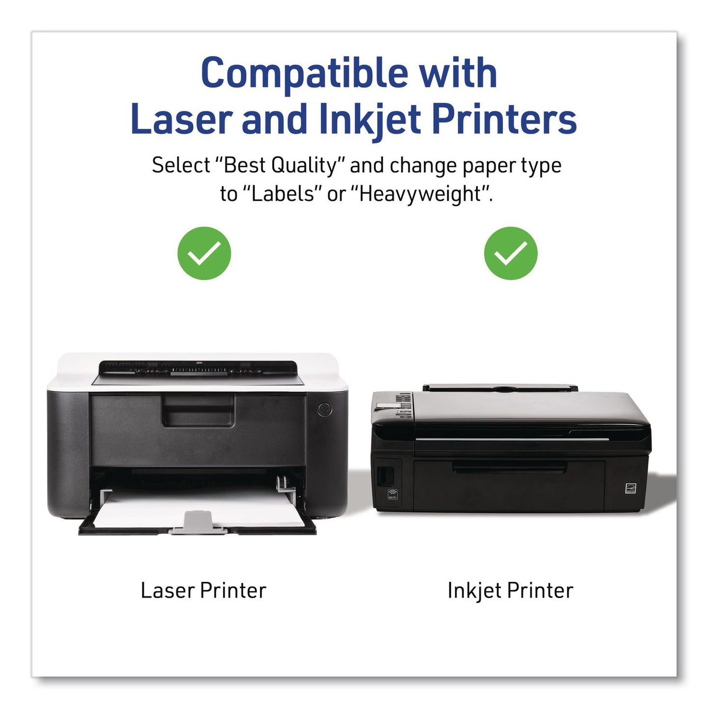 Avery® Multipurpose Sticker Project Paper, Inkjet, 8.5 x 11, 15 Sheets/Pack (AVE3383)